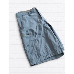 Chaps Performance Cargo Shorts Size 36 Blue Golf Sports